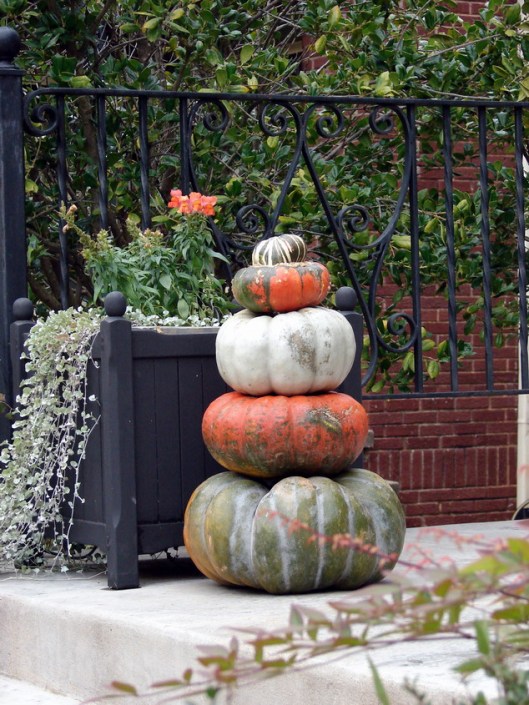 An Adopted Pumpkin Snowman for our Front Porch